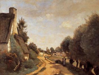 Jean-Baptiste-Camille Corot : A Road near Arras